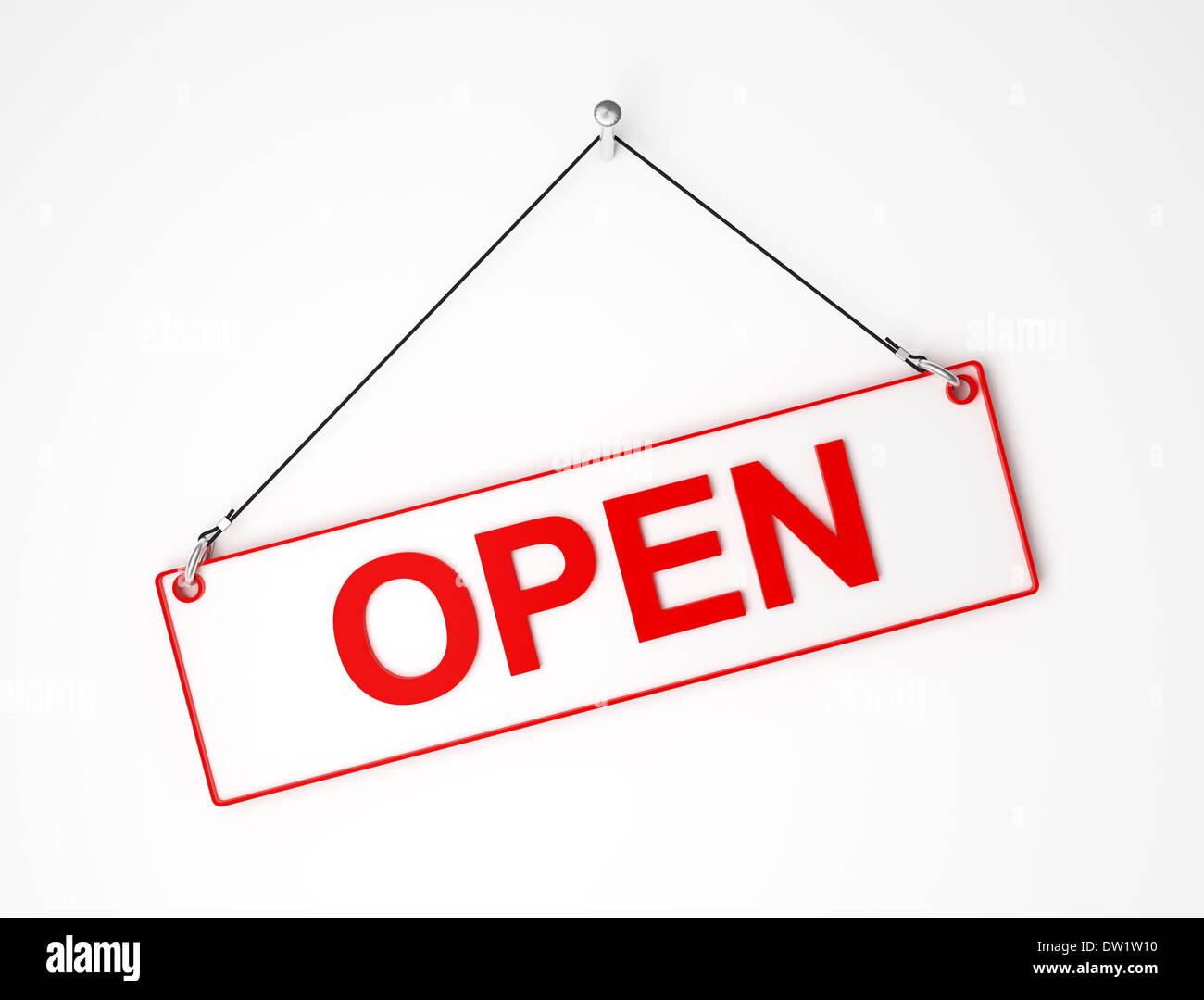 open signal board Stock Photo - Alamy