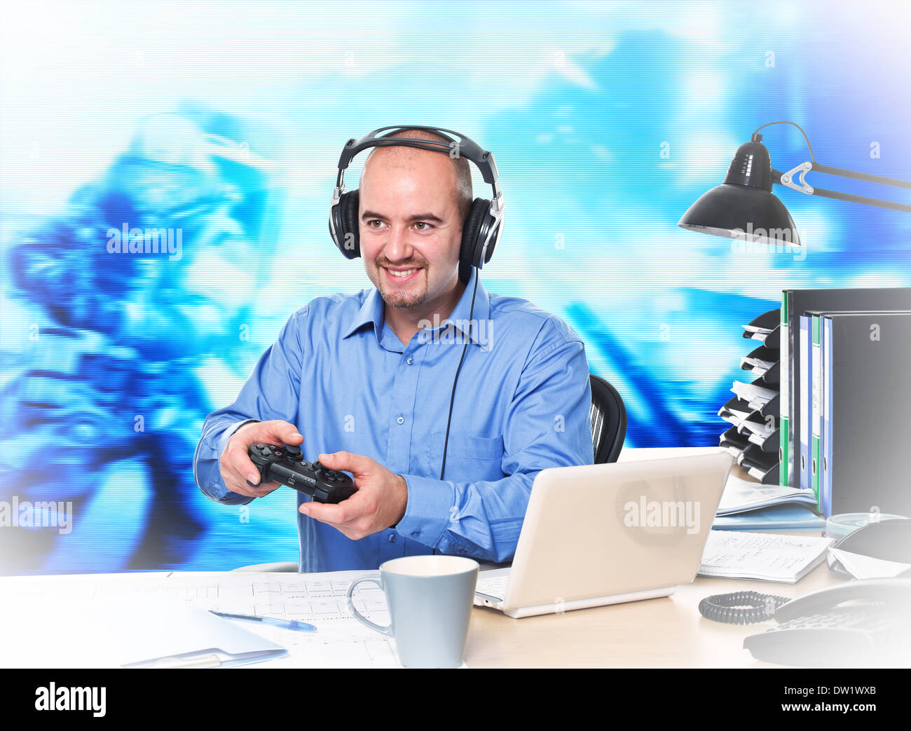 Time waste laptop hi-res stock photography and images - Alamy