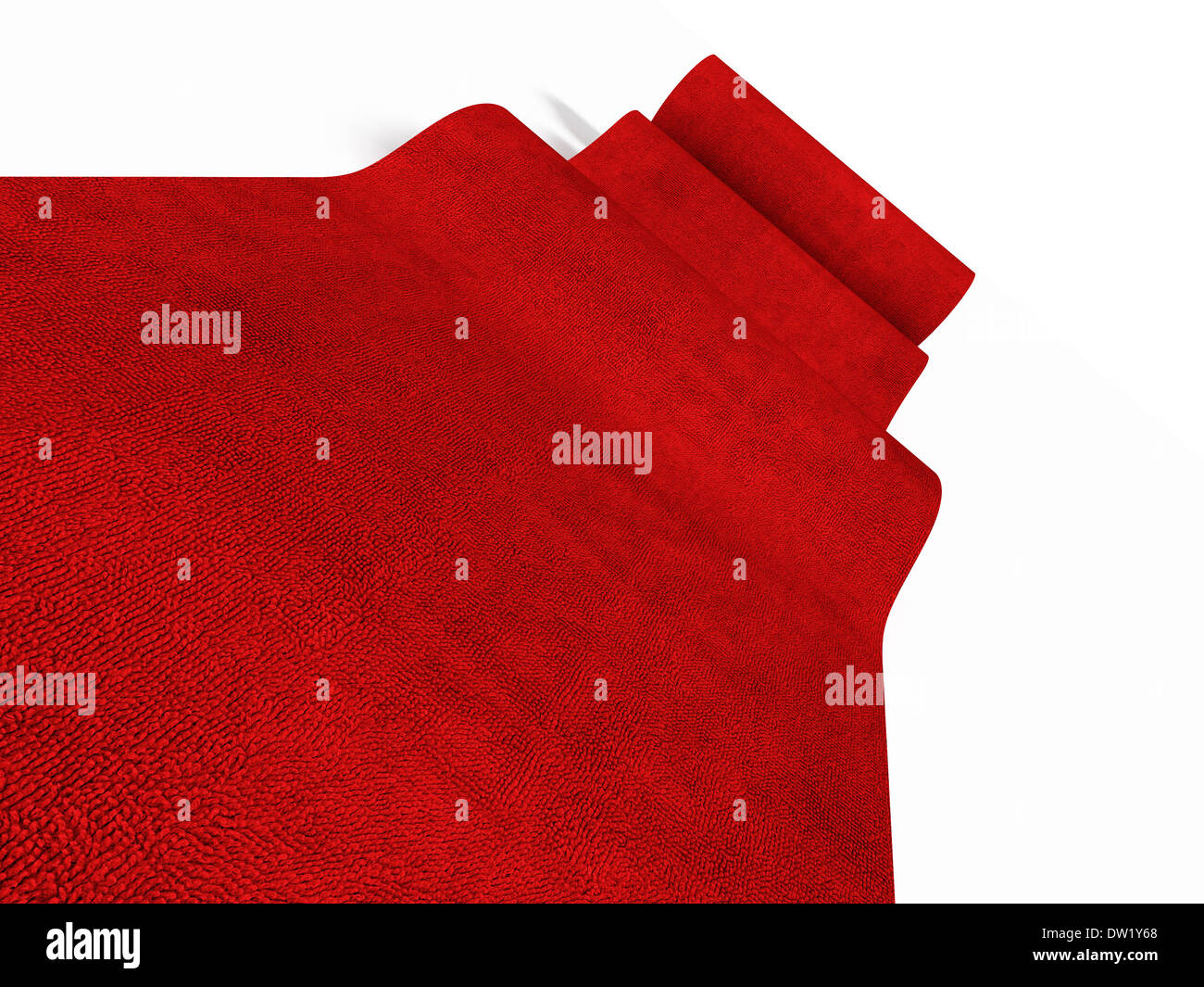 red carpet rolling Stock Photo Alamy