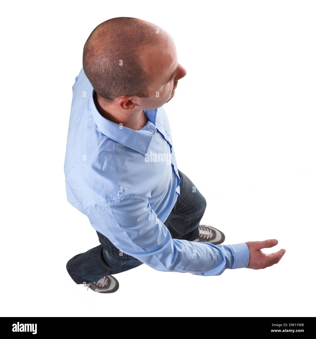 Isolated man walking hi-res stock photography and images - Alamy