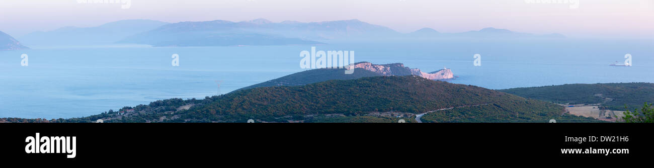 South cape of Lefkas island (Greece) Stock Photo