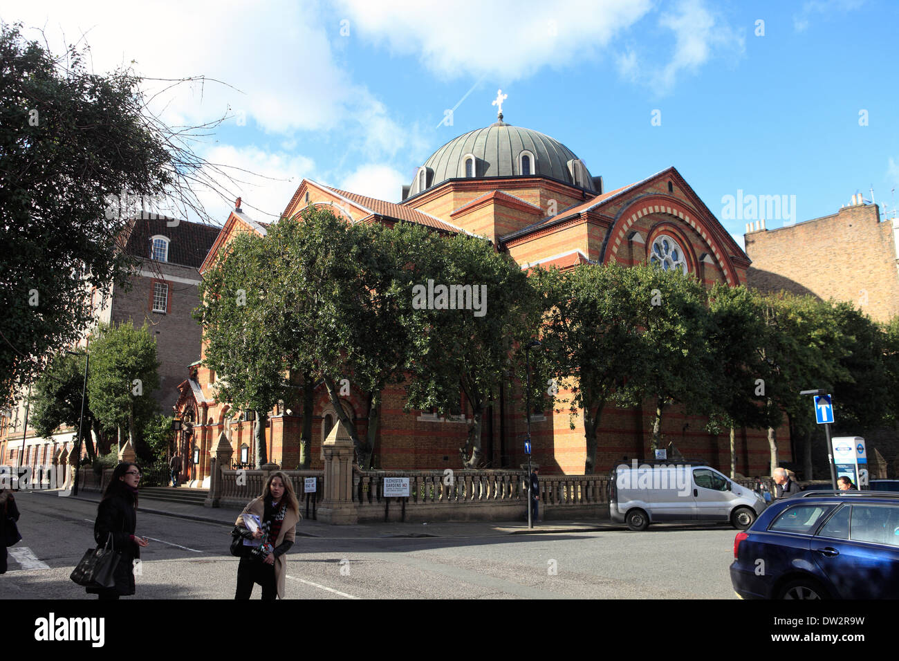 united kingdom london royal borough of kensington and chelsea moscow road st sophia greek cathedral Stock Photo