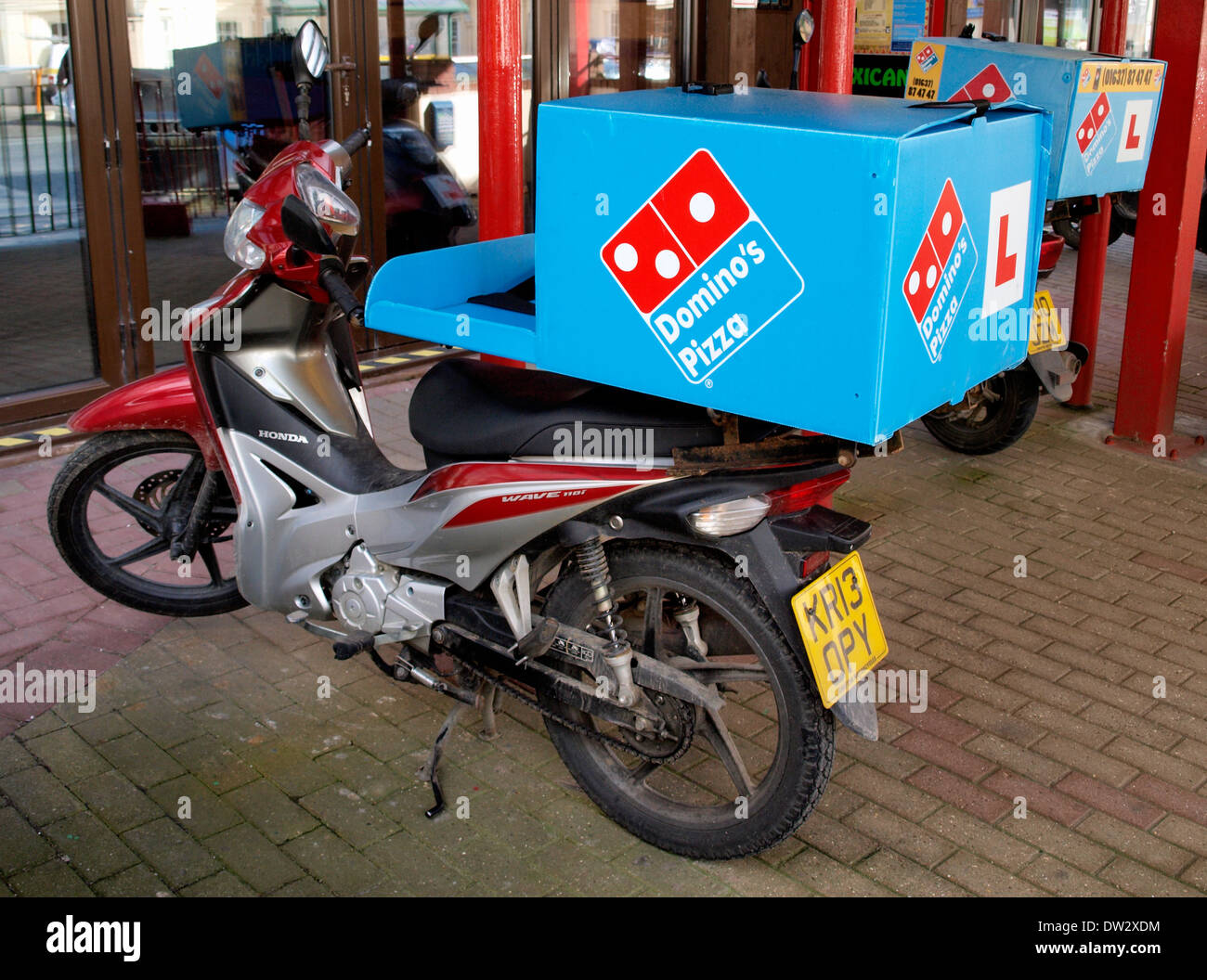 Dominos Pizza Delivery Bike High 