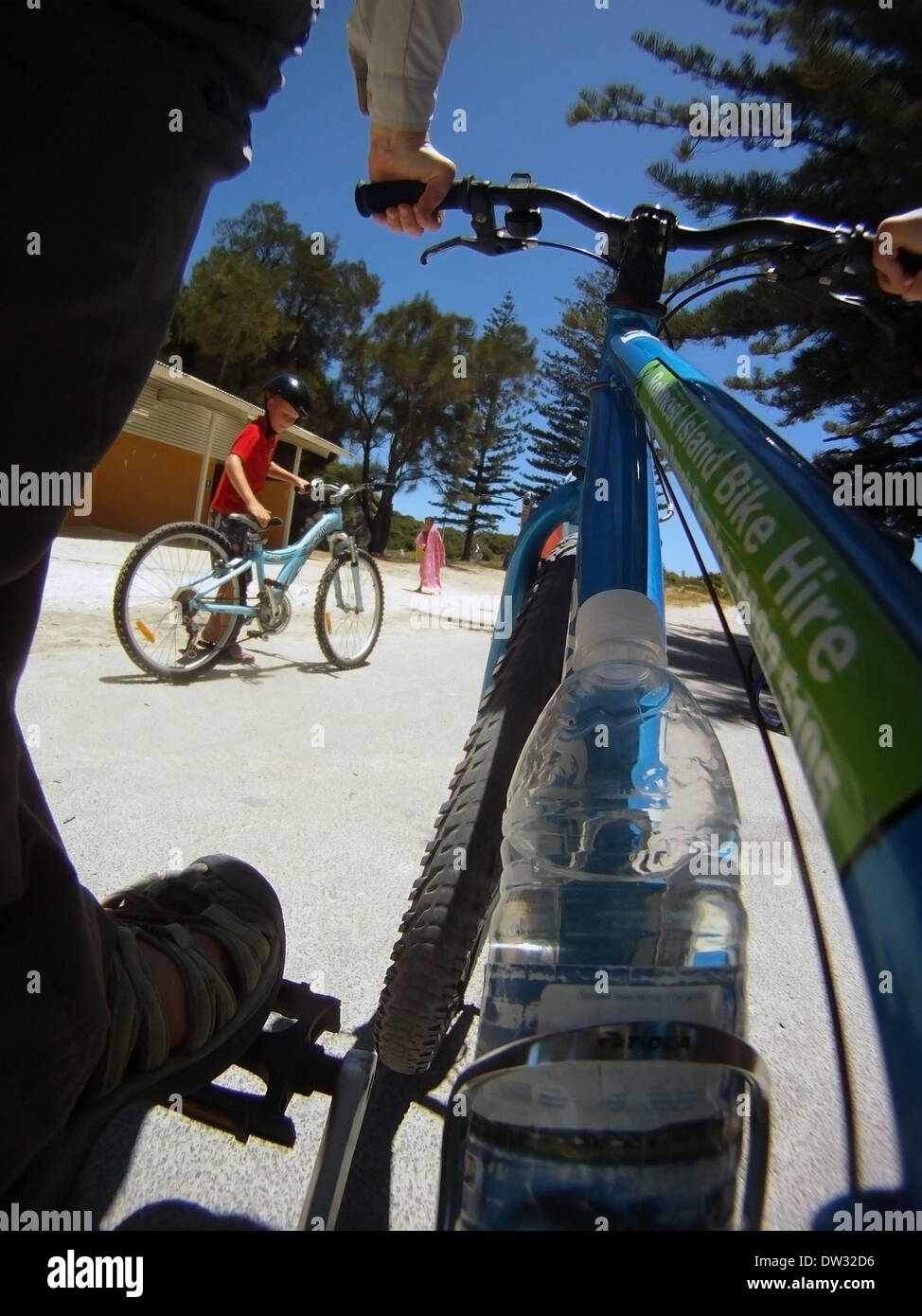Rottnest island australia water bike hires stock photography and