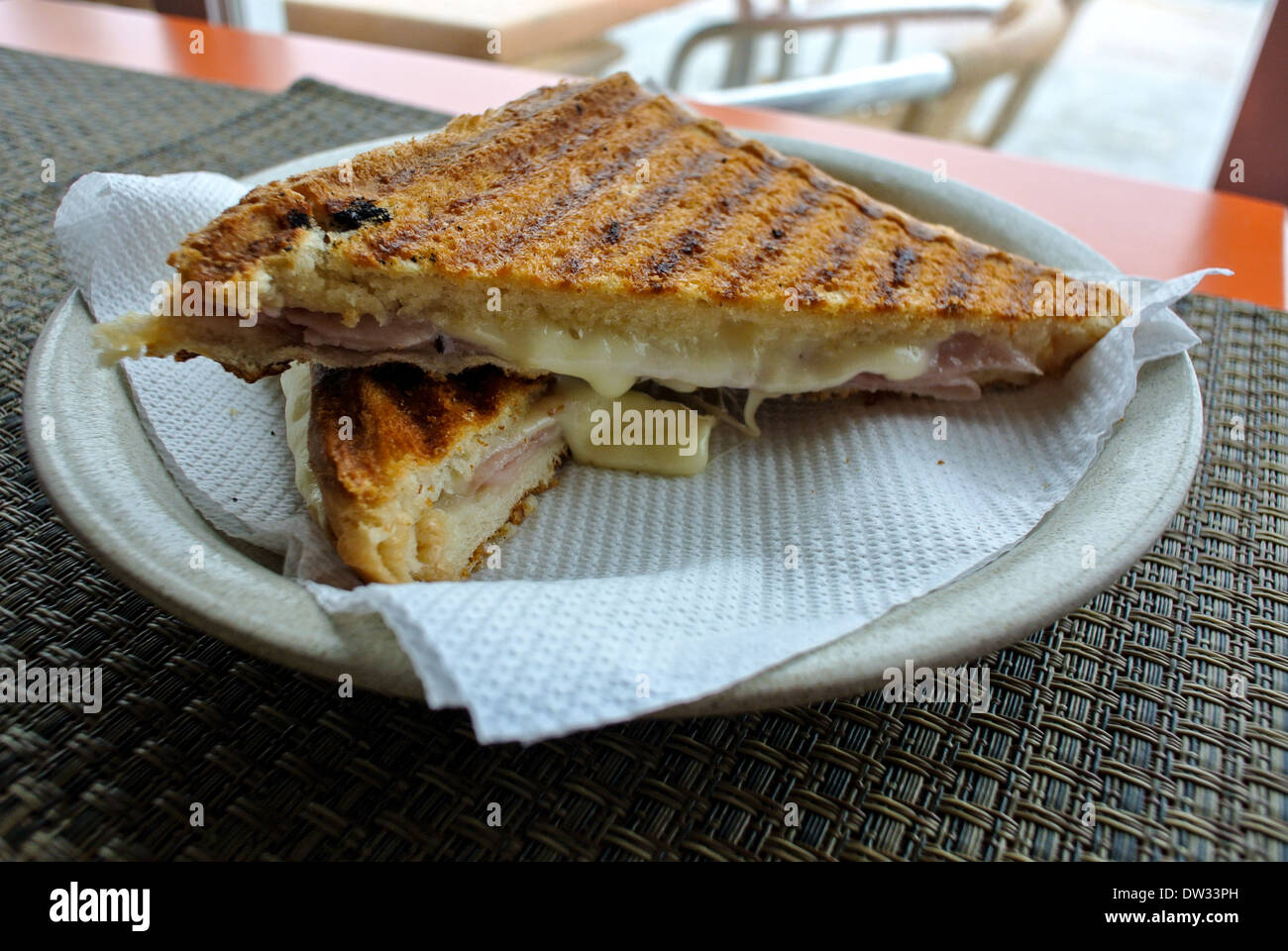 toasted sandwich snack Stock Photo Alamy