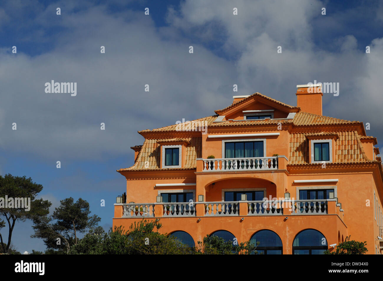 Cascais Portugal apartments Stock Photo Alamy