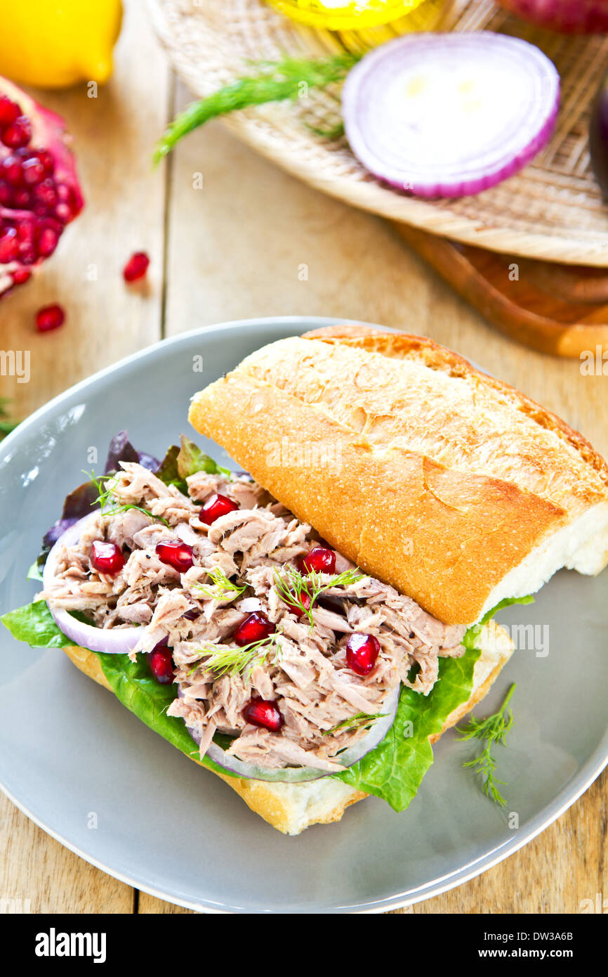 Tuna baguette hires stock photography and images Alamy