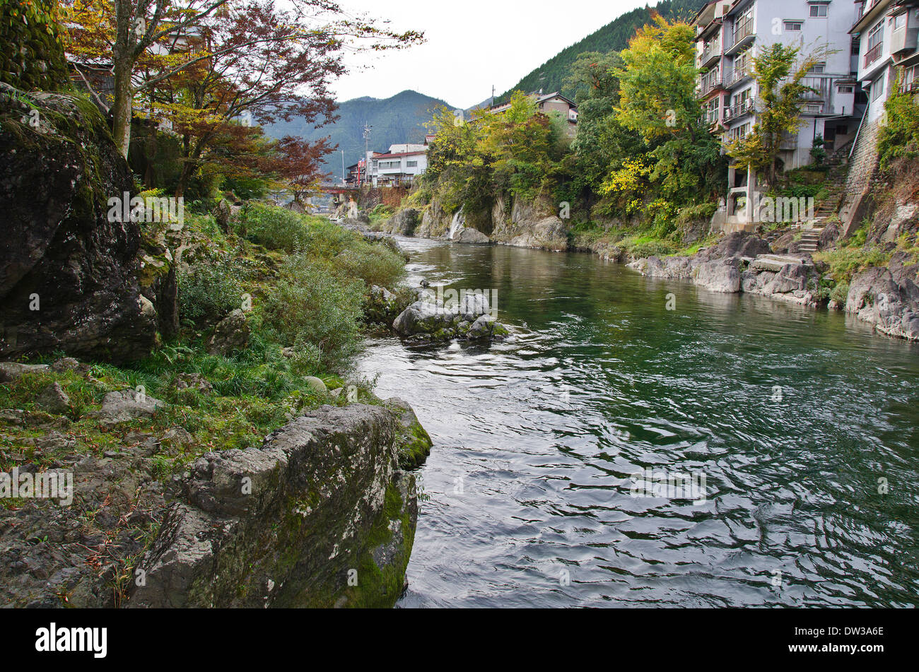 Yoshida River, Gifu Prefecture Stock Photo