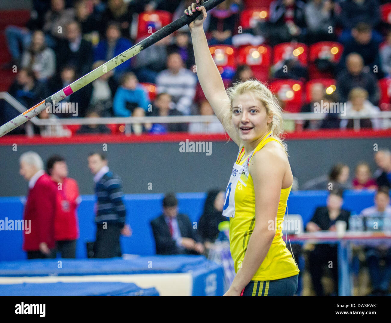 Anna Shelekh is a Ukrainian pole vaulter. At the Pole Vault Stars