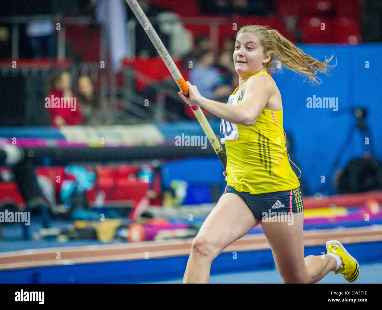 Anna Shelekh is a Ukrainian pole vaulter. At the Pole Vault Stars