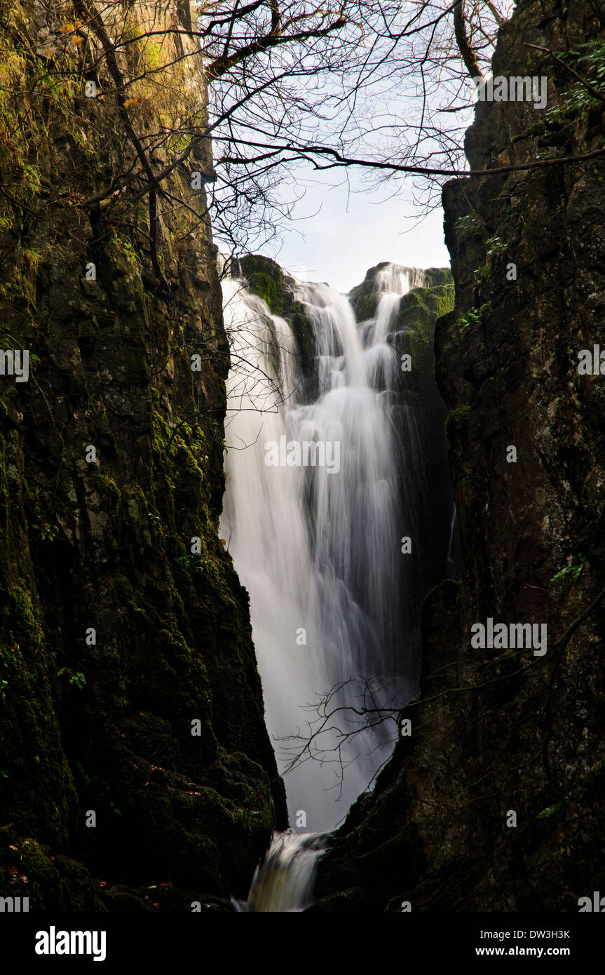 Catrigg Force waterfall on Stainforth Beck in the Yorkshire Dales