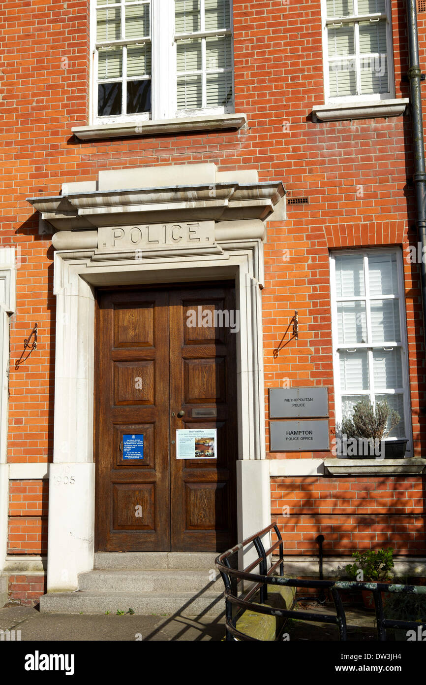 Hampton police station, Station Road, Hampton, Middlesex, UK. 26th ...