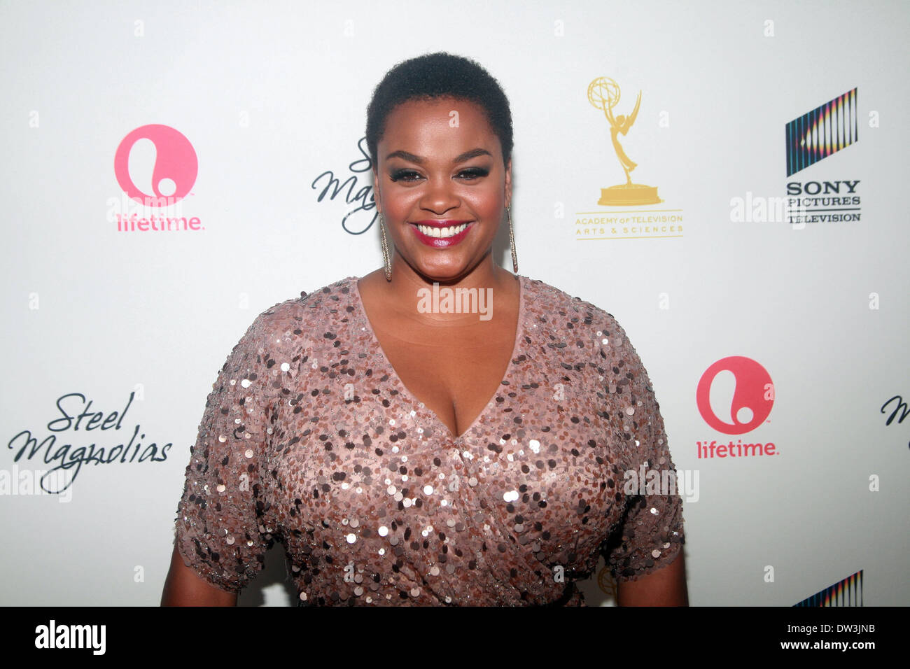 Jill Scott attends the world premiere of the Lifetime Original Movie Event, Steel Magnolias held at the Paris Theater Featuring: Jill Scott Where: New York, United States When: 03 Oct 2012 Stock Photo