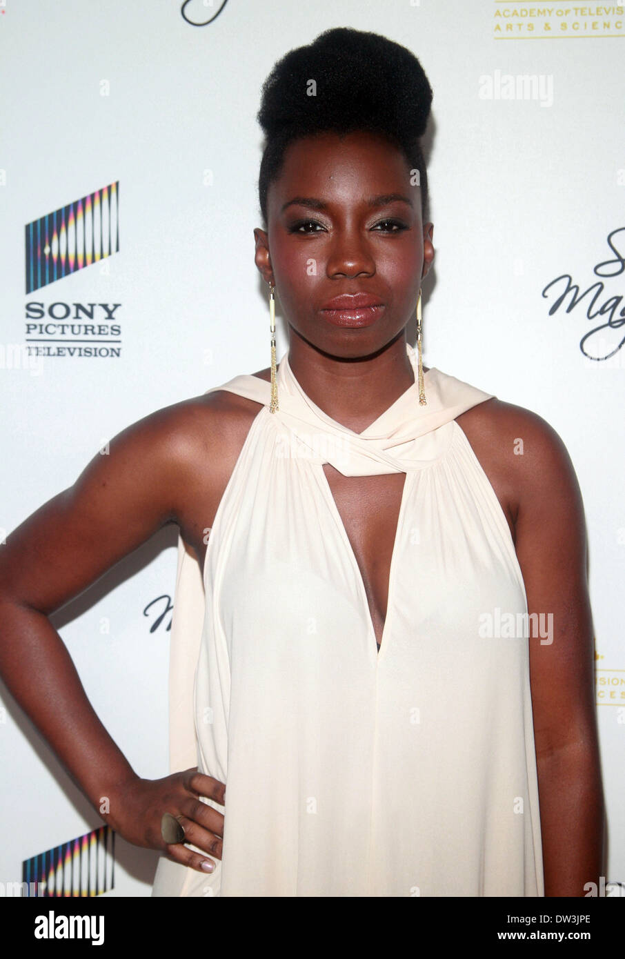 Adepero Oduye attends the world premiere of the Lifetime Original Movie Event, Steel Magnolias held at the Paris Theater Featuring: Adepero Oduye Where: New York, United States When: 03 Oct 2012 Stock Photo