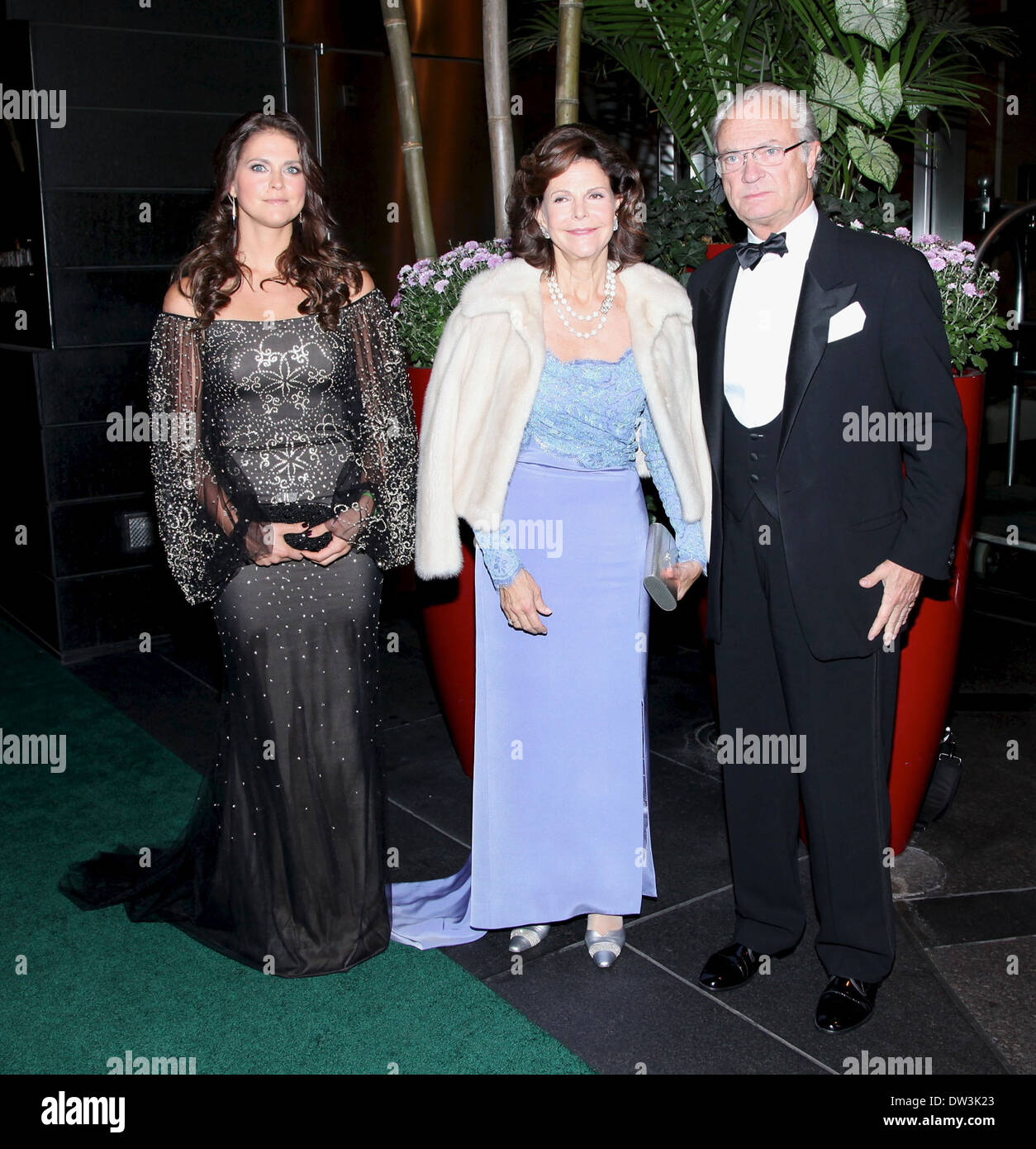 Princess Madeleine of Sweden, Queen Silvia of Sweden and King Carl XVI