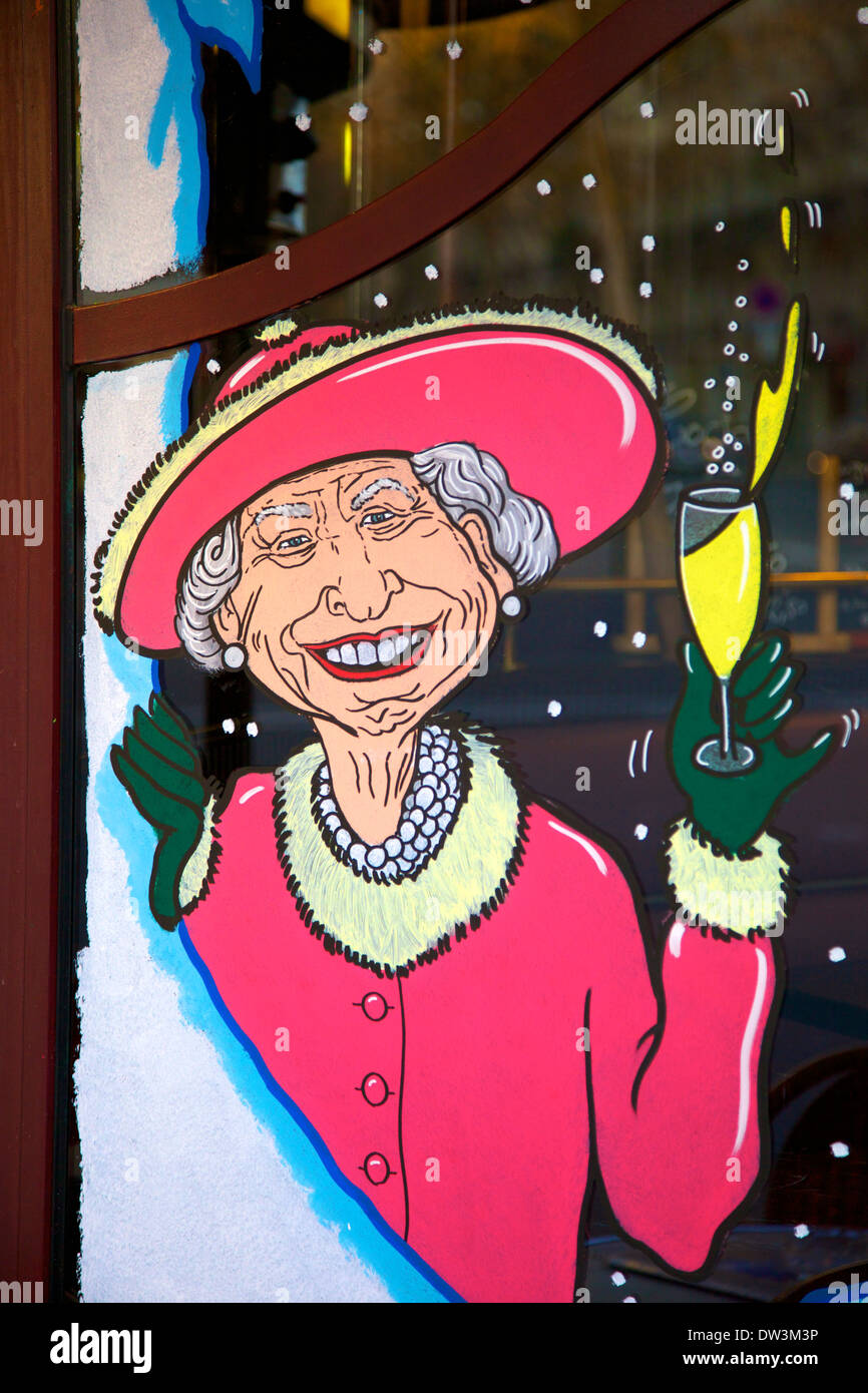 Regal Restaurant Window Display, Paris, France, Western Europe Stock