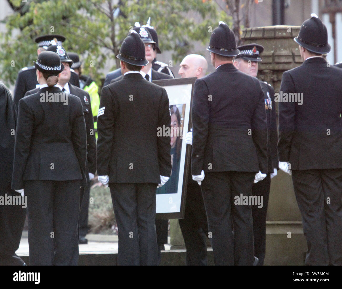 Atmosphere The funeral of PC Fiona Bone, who was killed alongside ...