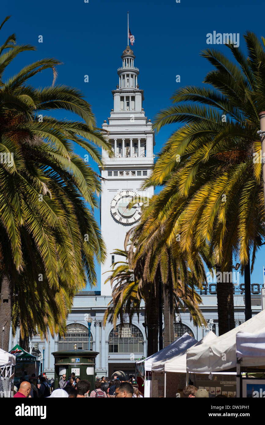 San Francisco Ferry Building, California Stock Photo