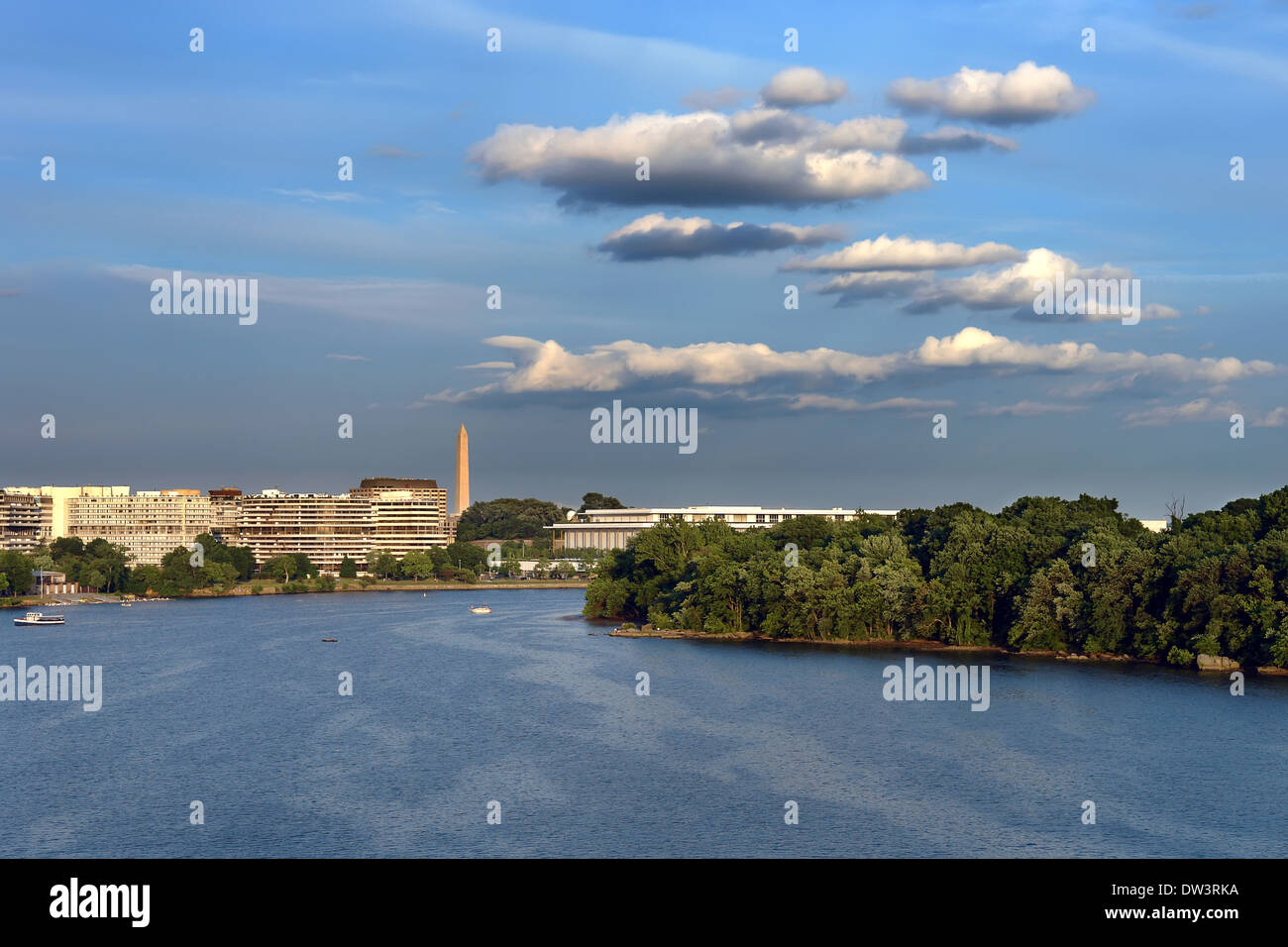 Potomac river, Washington DC Stock Photo