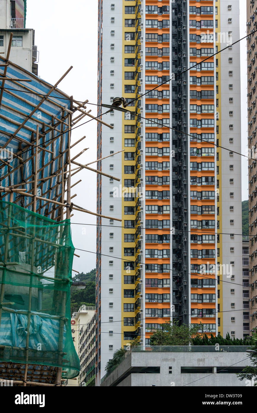 Image showcasing Bamboo scaffolding hong kong hi-res stock photography and images - Alamy