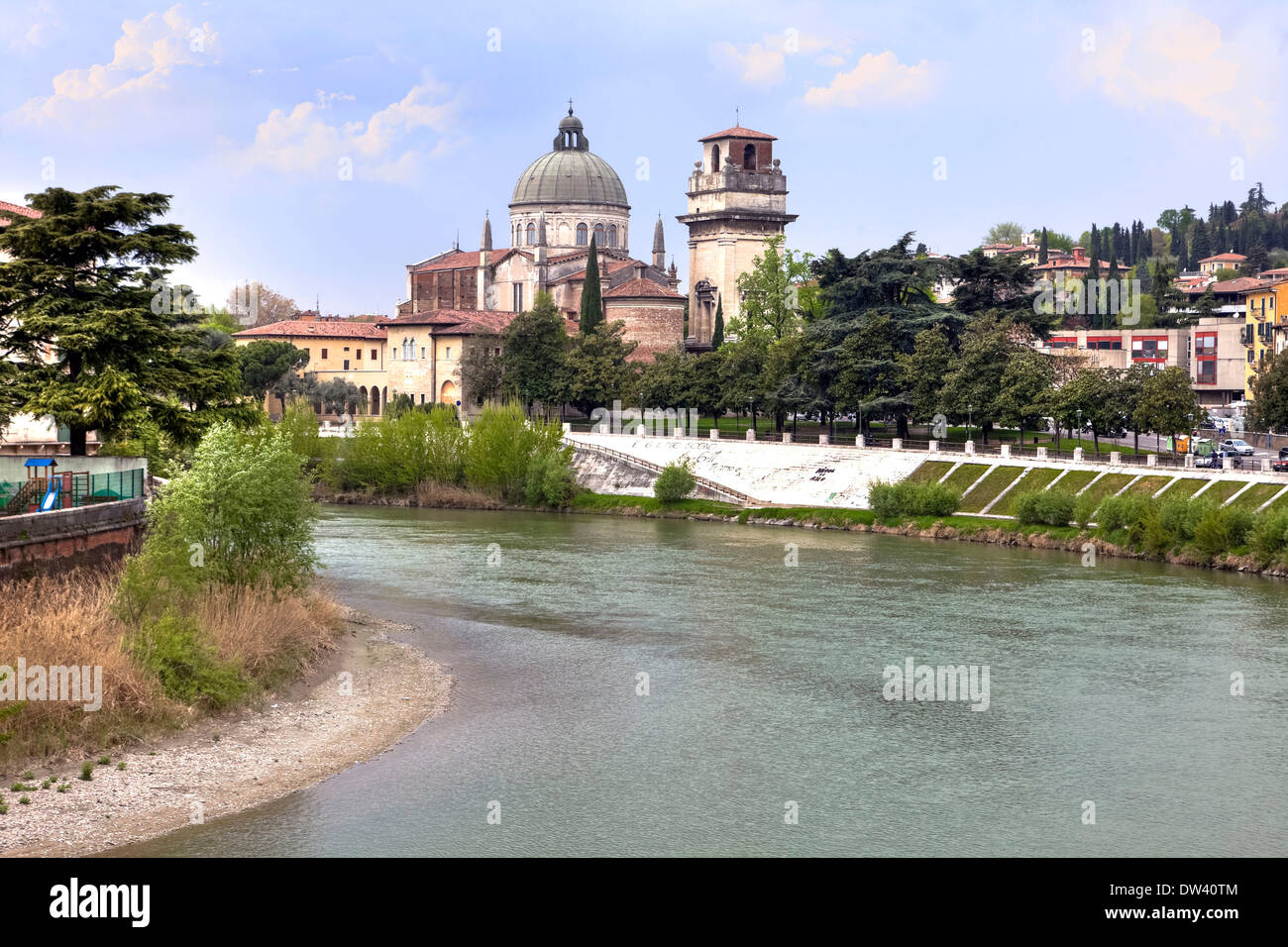 San Giorgio in Braida, Verona Stock Photo