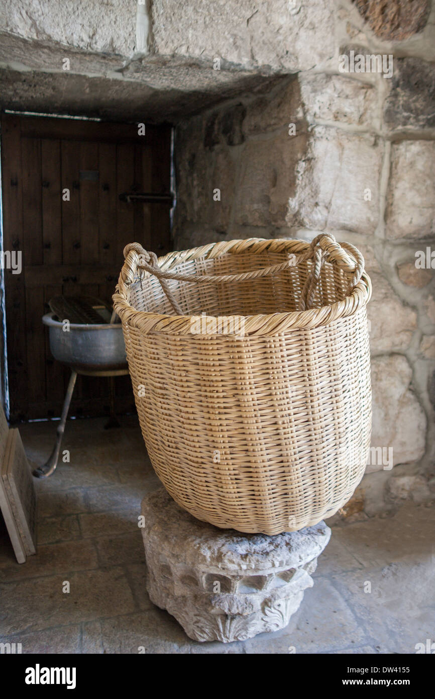 Basket used to lower Paul from the House of Saint Ananias in the old