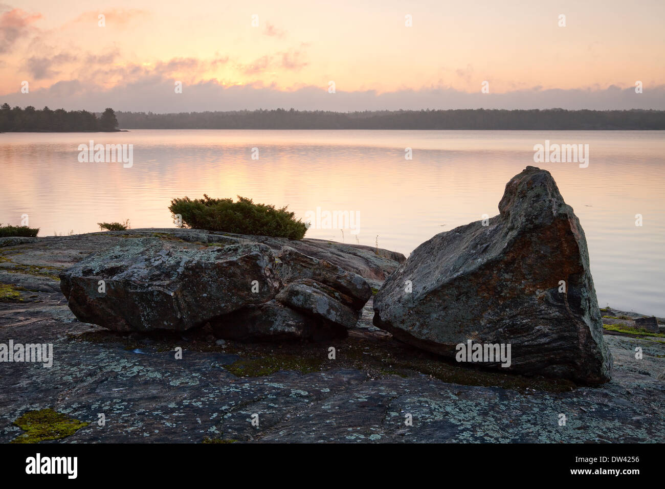 Typical canadian shield landscape in hi-res stock photography and ...