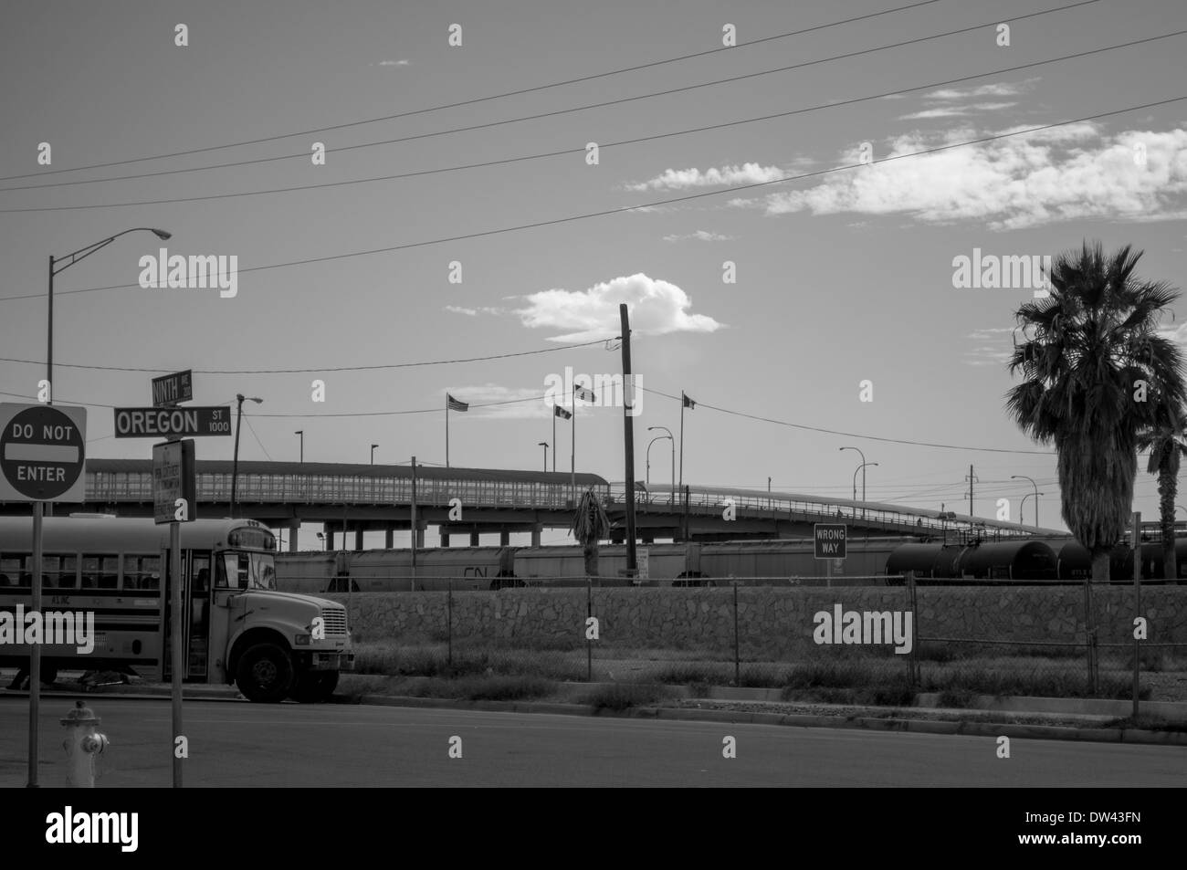 Paso Del Norte Port of Entry Crossing in El Paso, Texas Stock Photo Alamy