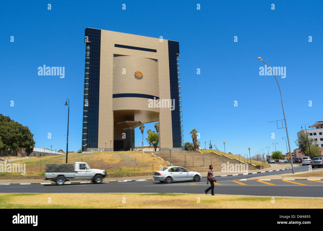 Windhoek Namibia Africa brand new modern Namibia Museum architecture Stock Photo Alamy