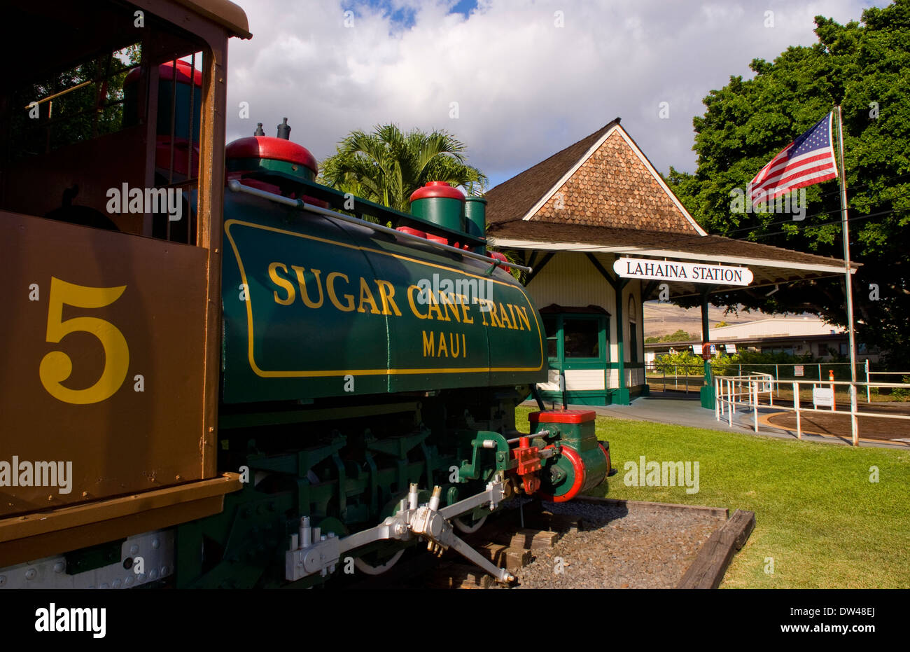 Lahaina sugar cane train maui hires stock photography and images Alamy
