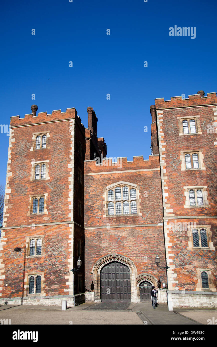 Mortons Tower part of Lambeth Palace in London UK Stock Photo