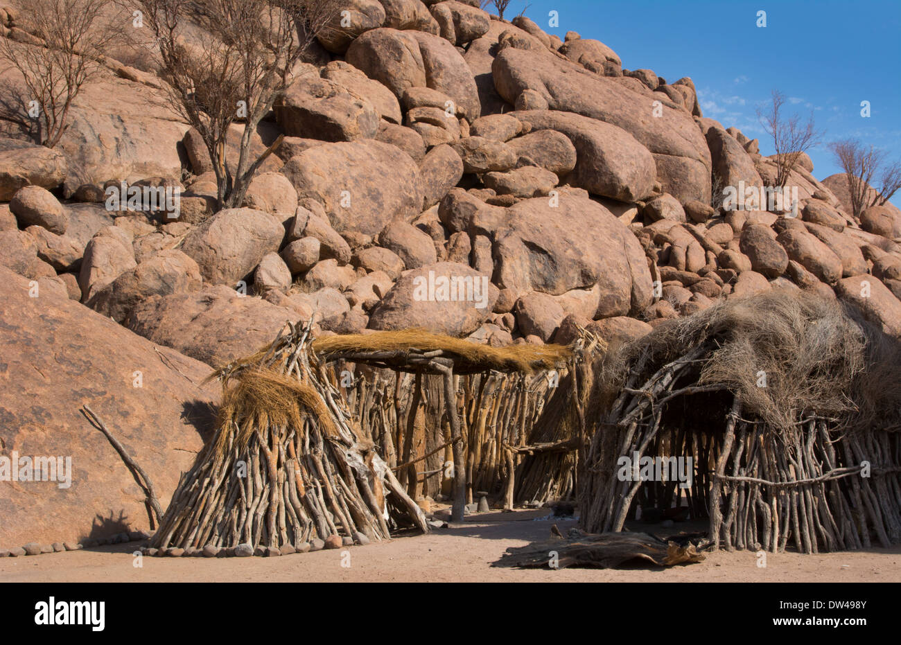 Namibia Africa Damara tribe traditional life in Damaraland in Damara ...