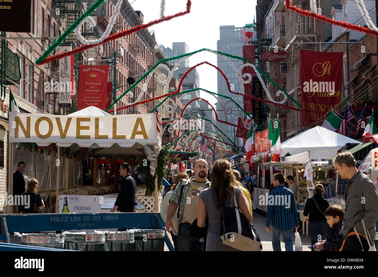San Gennaro Festival Mulberry Street Little Italy New York City. Feast ...