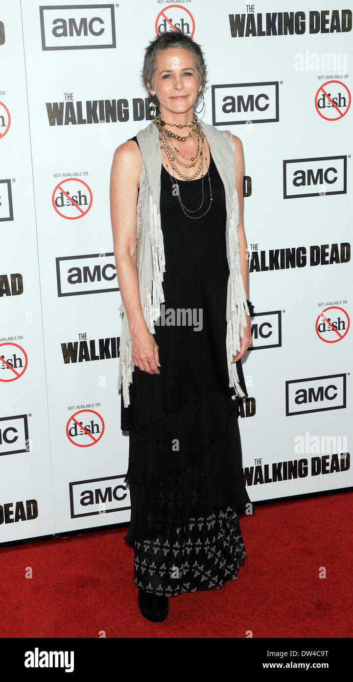 Melissa McBride "Carol" Premiere Of AMC's "The Walking Dead" 3rd Season -  Arrivals at Universal CityWalk Los Angeles, California - 04.10.12  Featuring: Melissa McBride "Carol" When: 04 Oct 2012 Stock Photo - Alamy