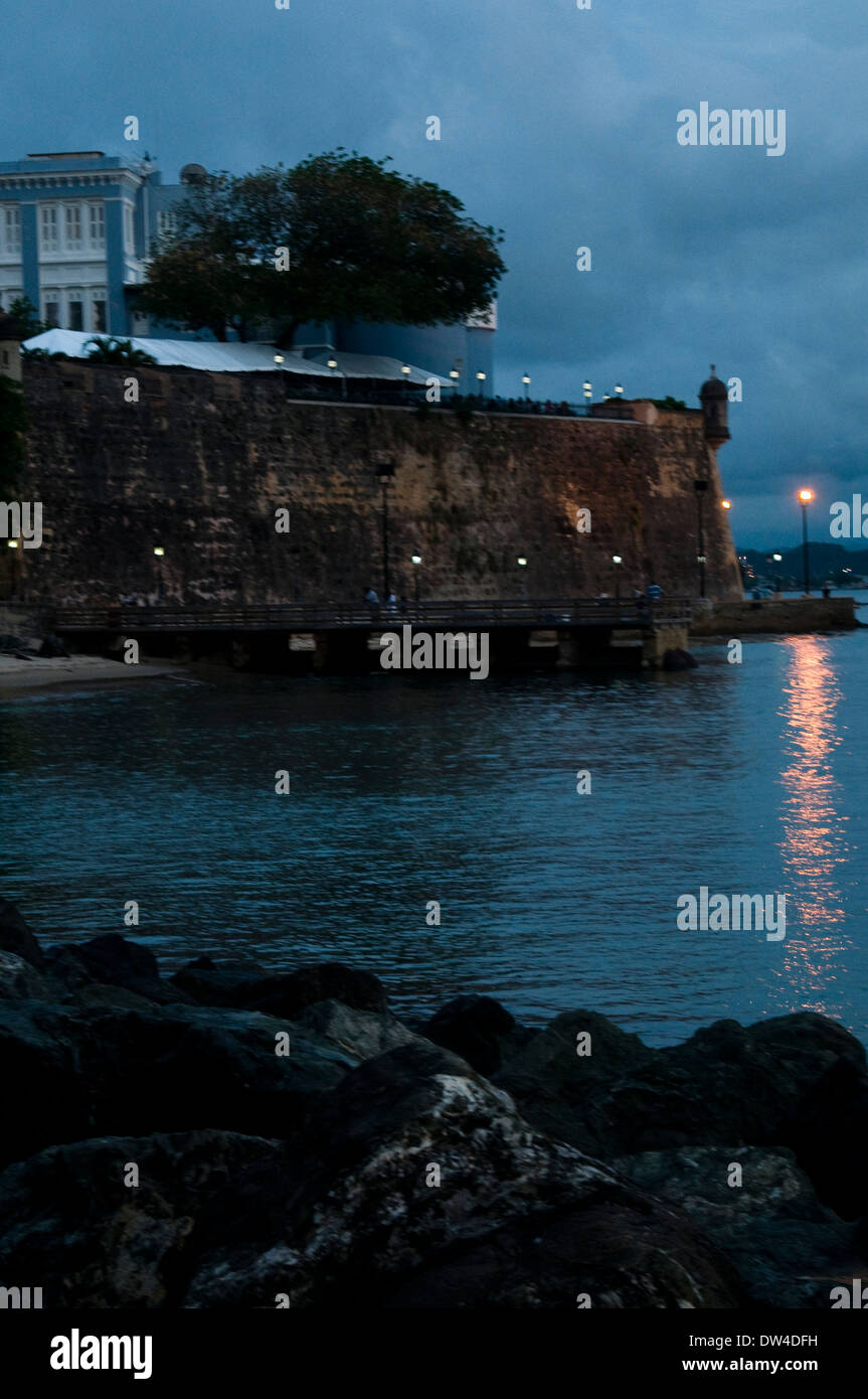 Sunset in San Juan,Puerto Rico Stock Photo - Alamy