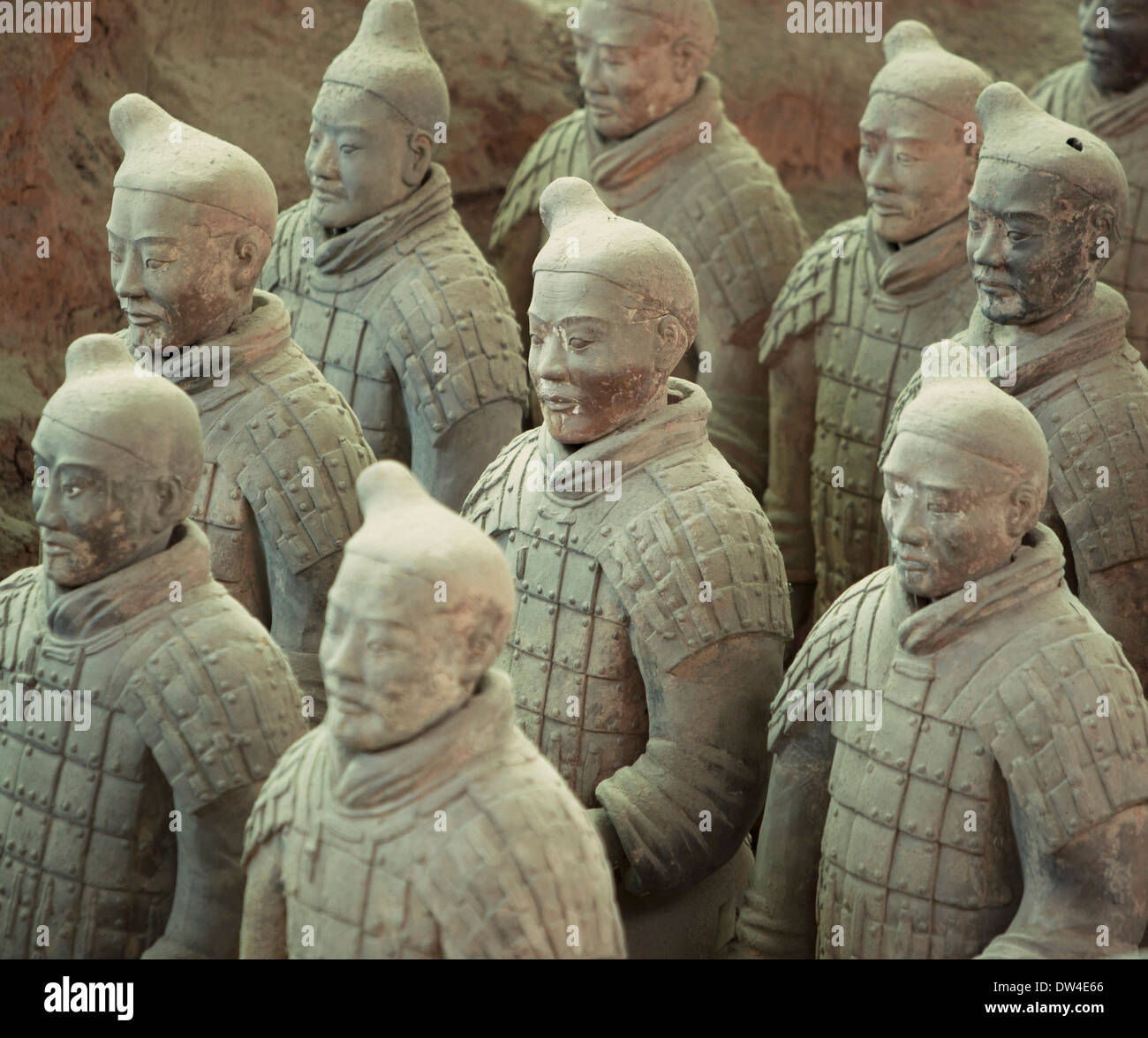 Terracotta Warriors Army, Xi'an, China Stock Photo