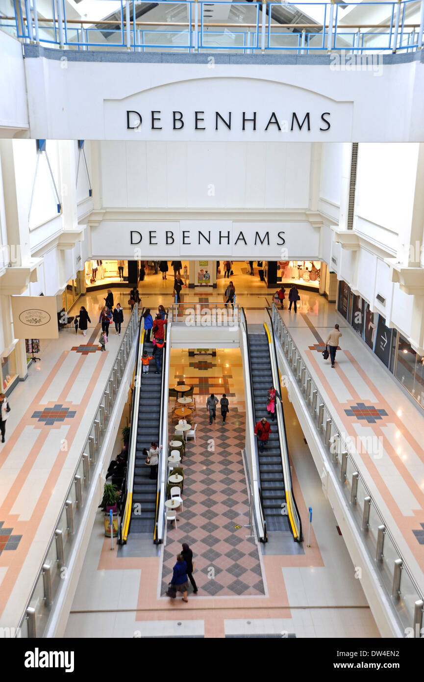 Debenhams Department Store at the County Mall Shopping Centre Crawley UK Stock Photo