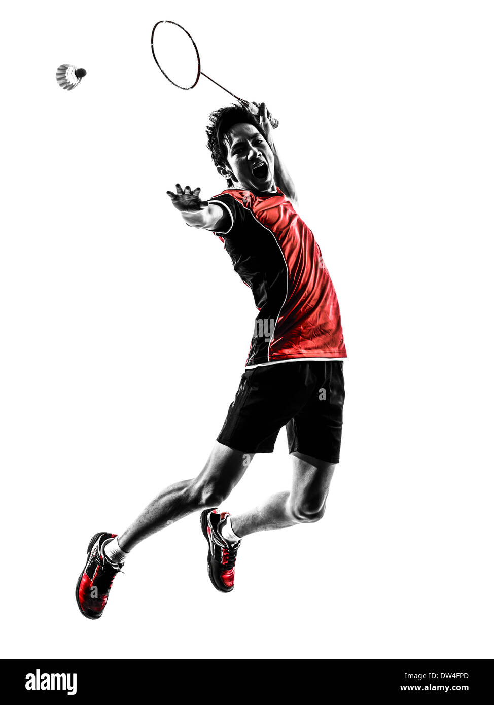 Badminton Jumping Smash Wallpaper Hd