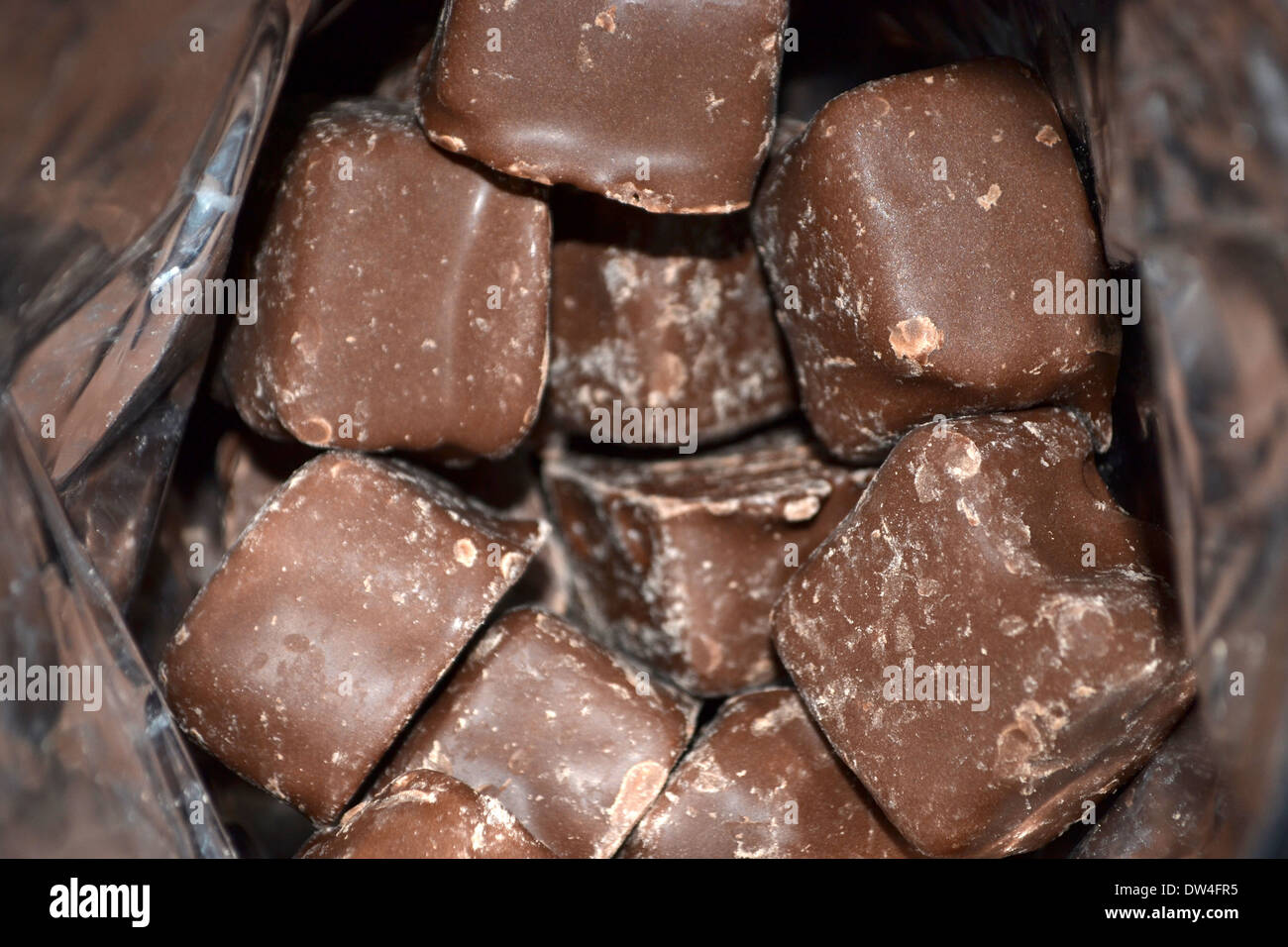 bite sized chocolate Stock Photo Alamy