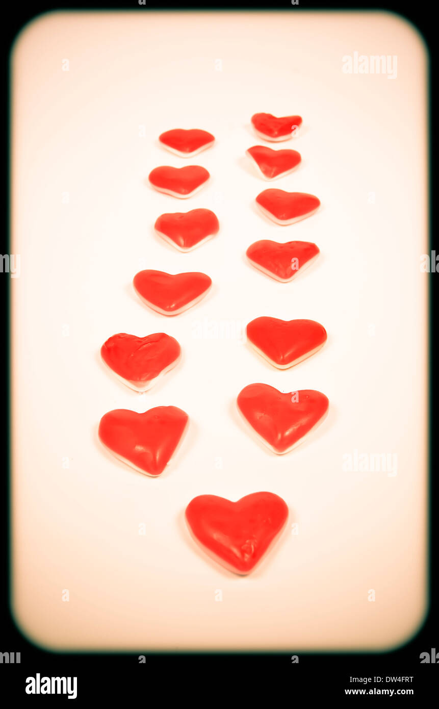 Hearts of love. Stock Photo