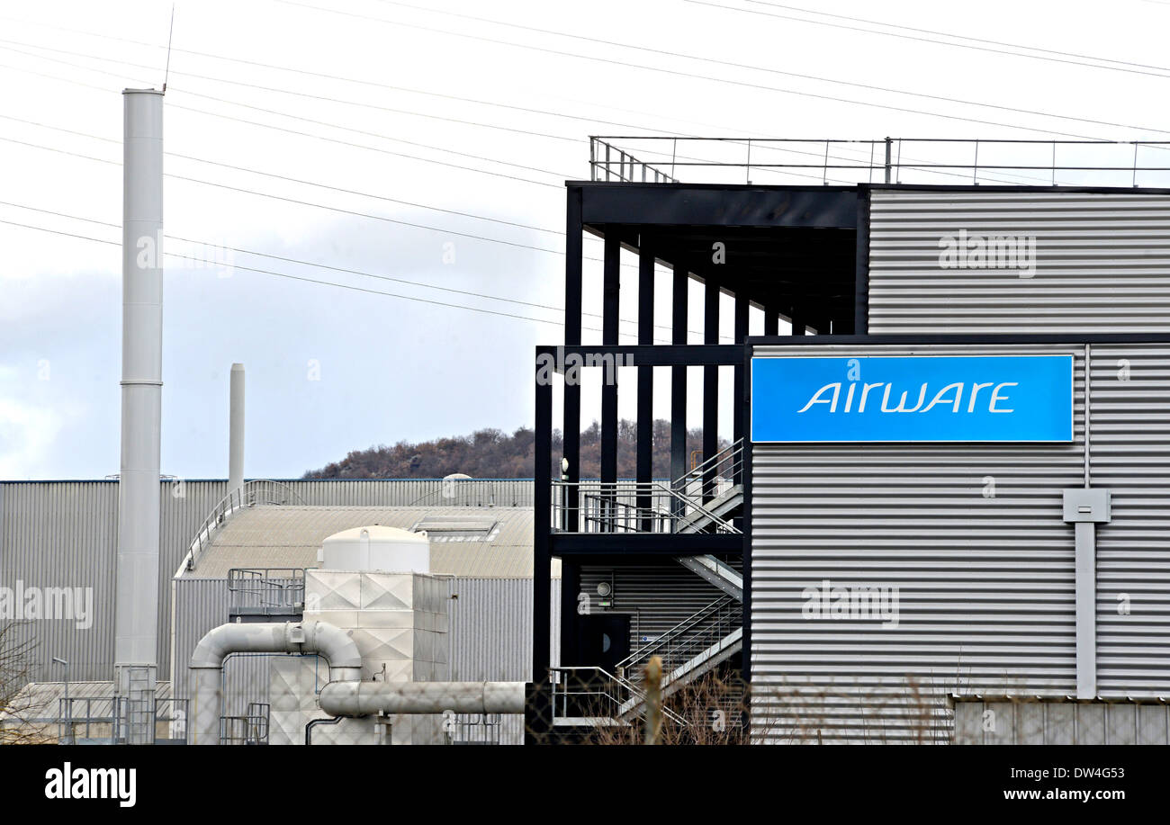 Airware factory industry technology Issoire Stock Photo