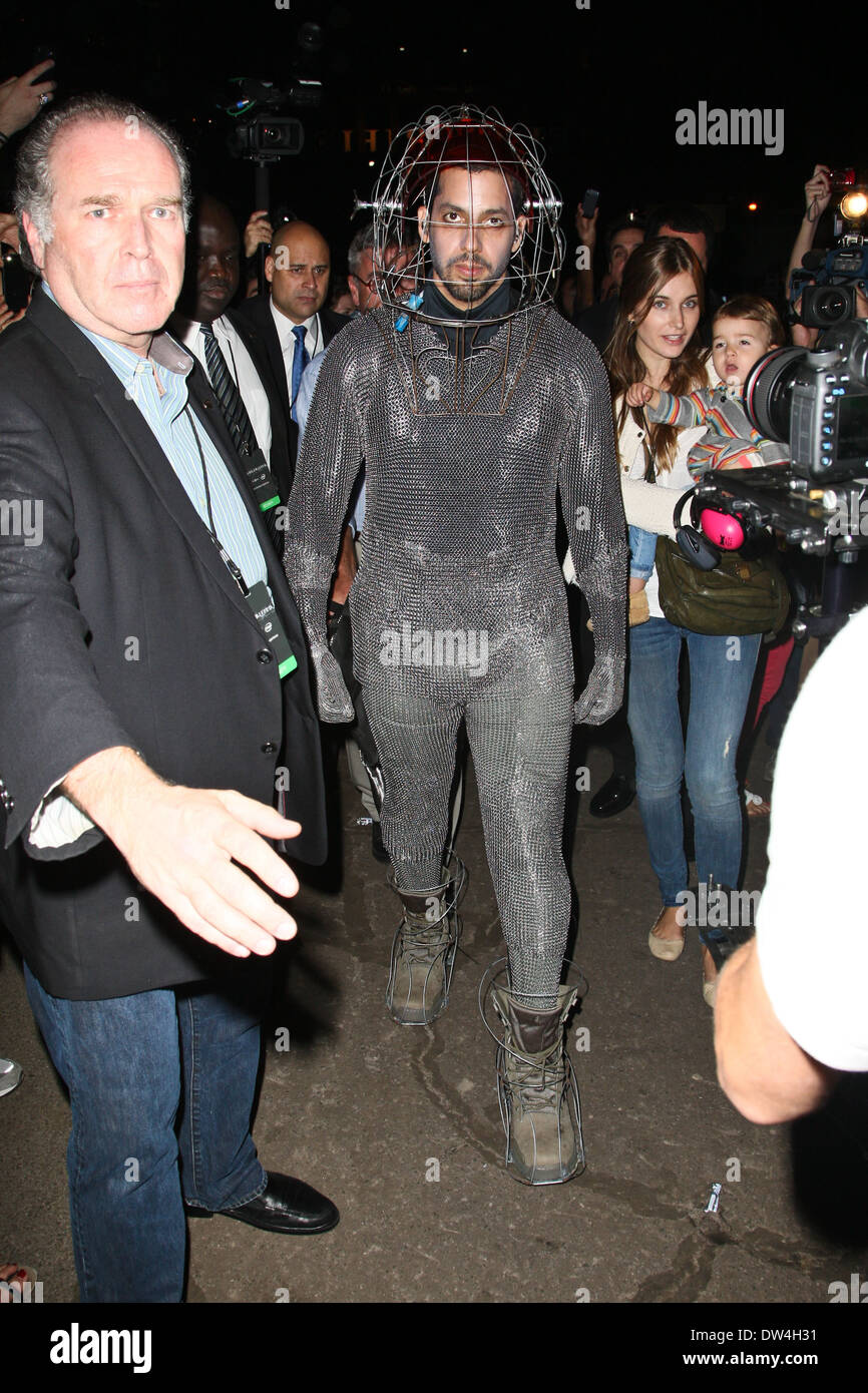 David Blaine dressed in a chainmail suit ahead of his latest challenge