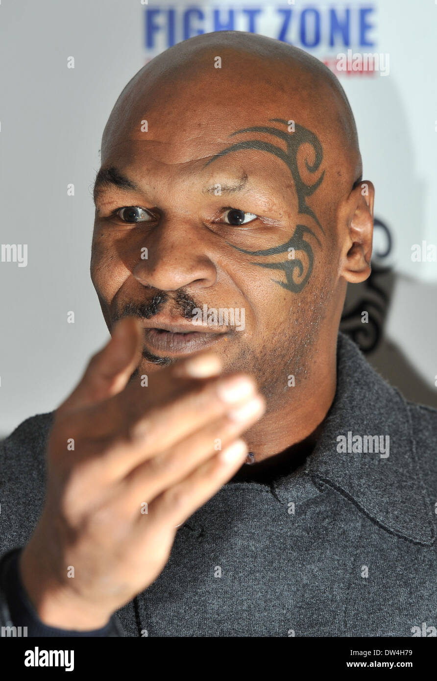 Mike Tyson hosts a Q&A session at Lillywhites Piccadilly to coincide