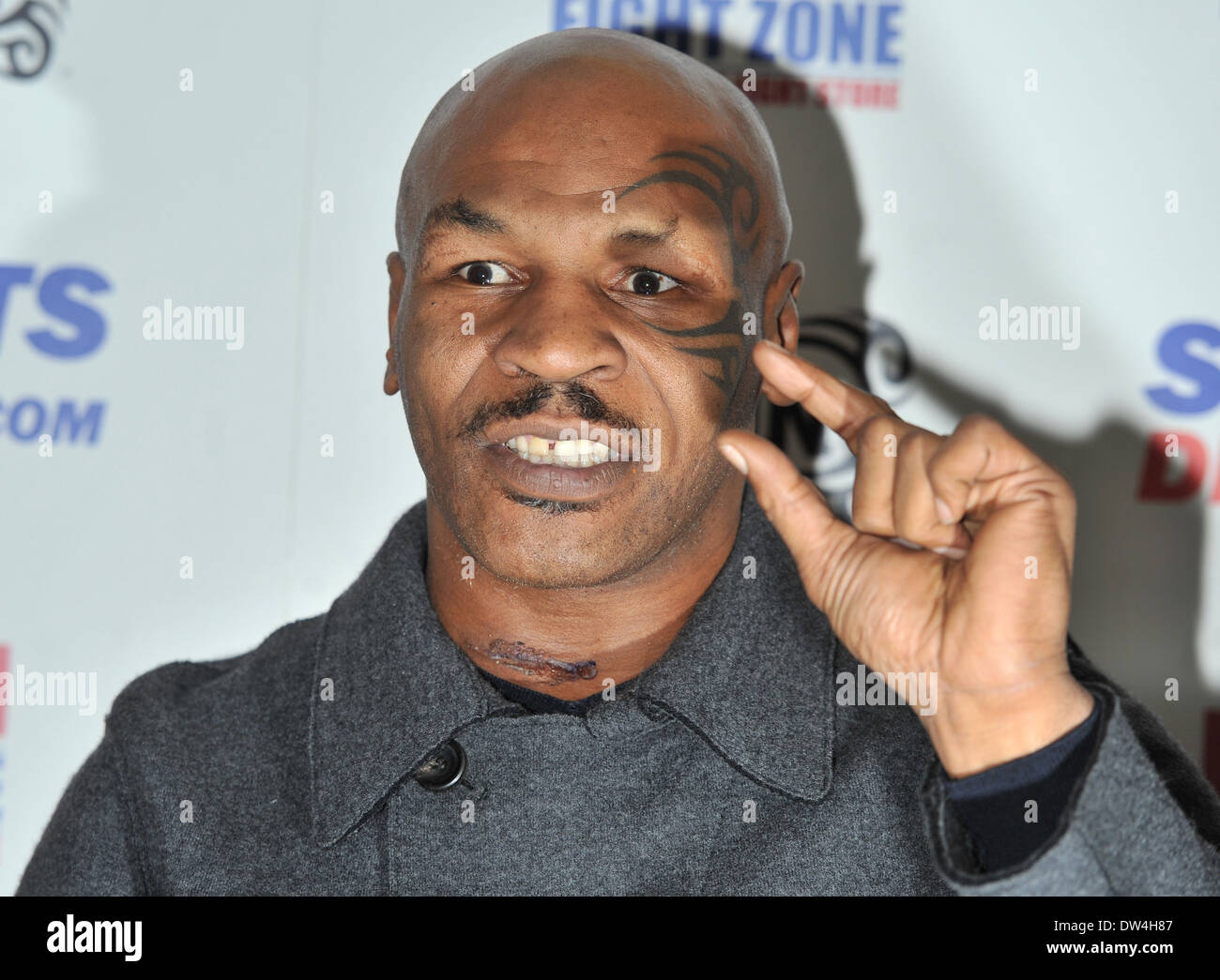 Mike Tyson hosts a Q&A session at Lillywhites Piccadilly to coincide