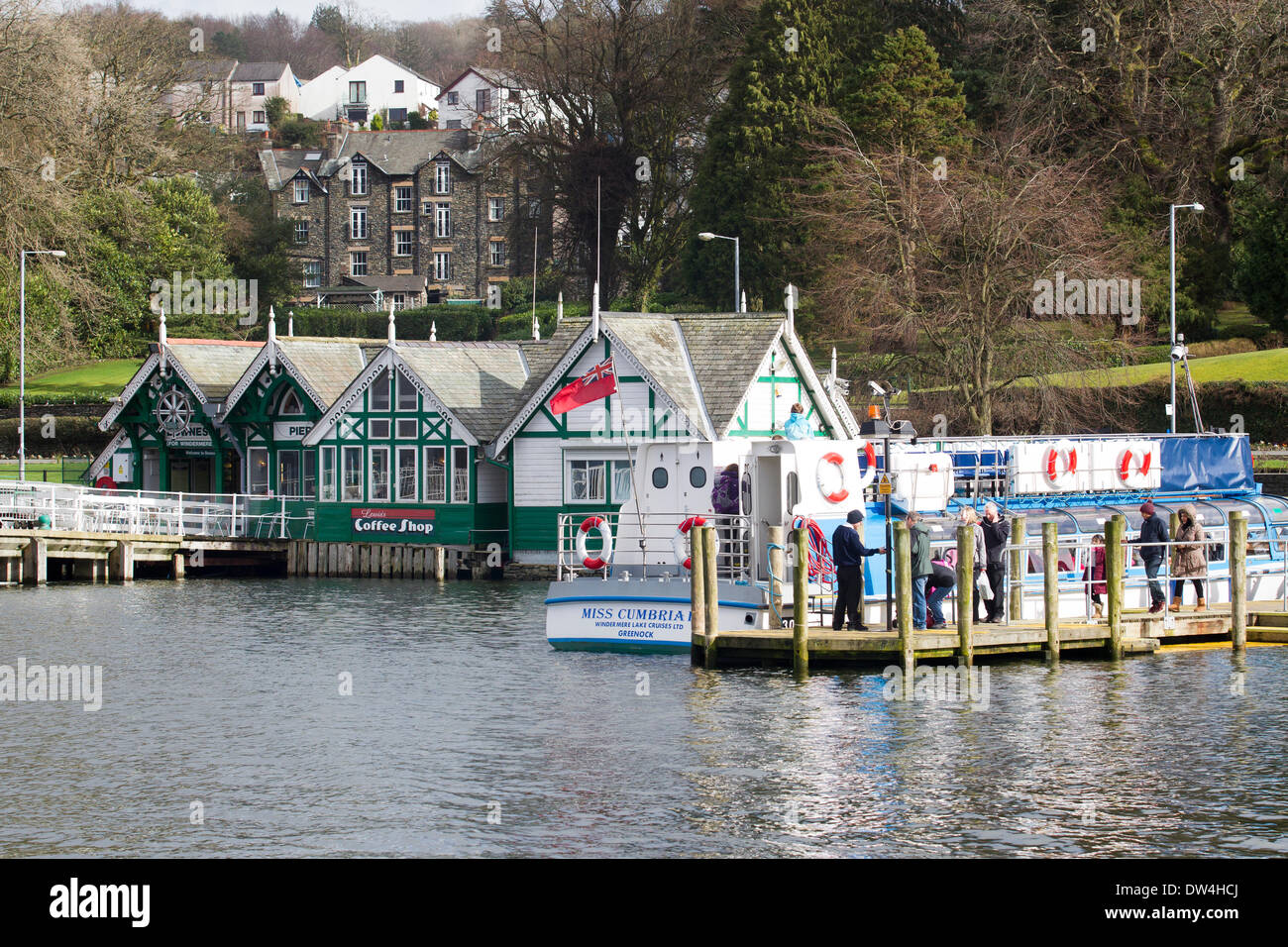 Victorian tourists lake windermere hires stock photography and images