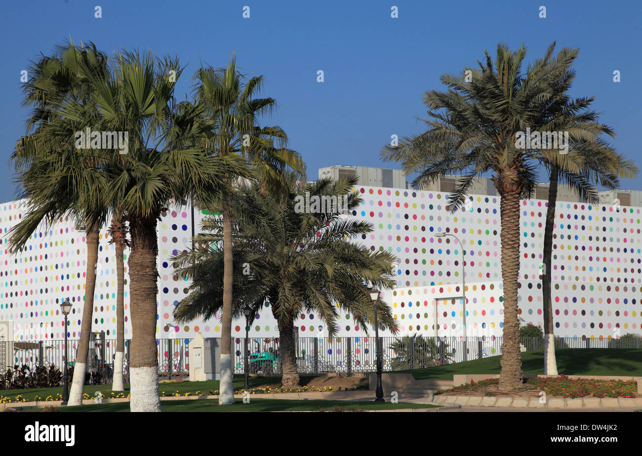 Qatar, Doha, Al Rivaq Exhibition Space, Stock Photo