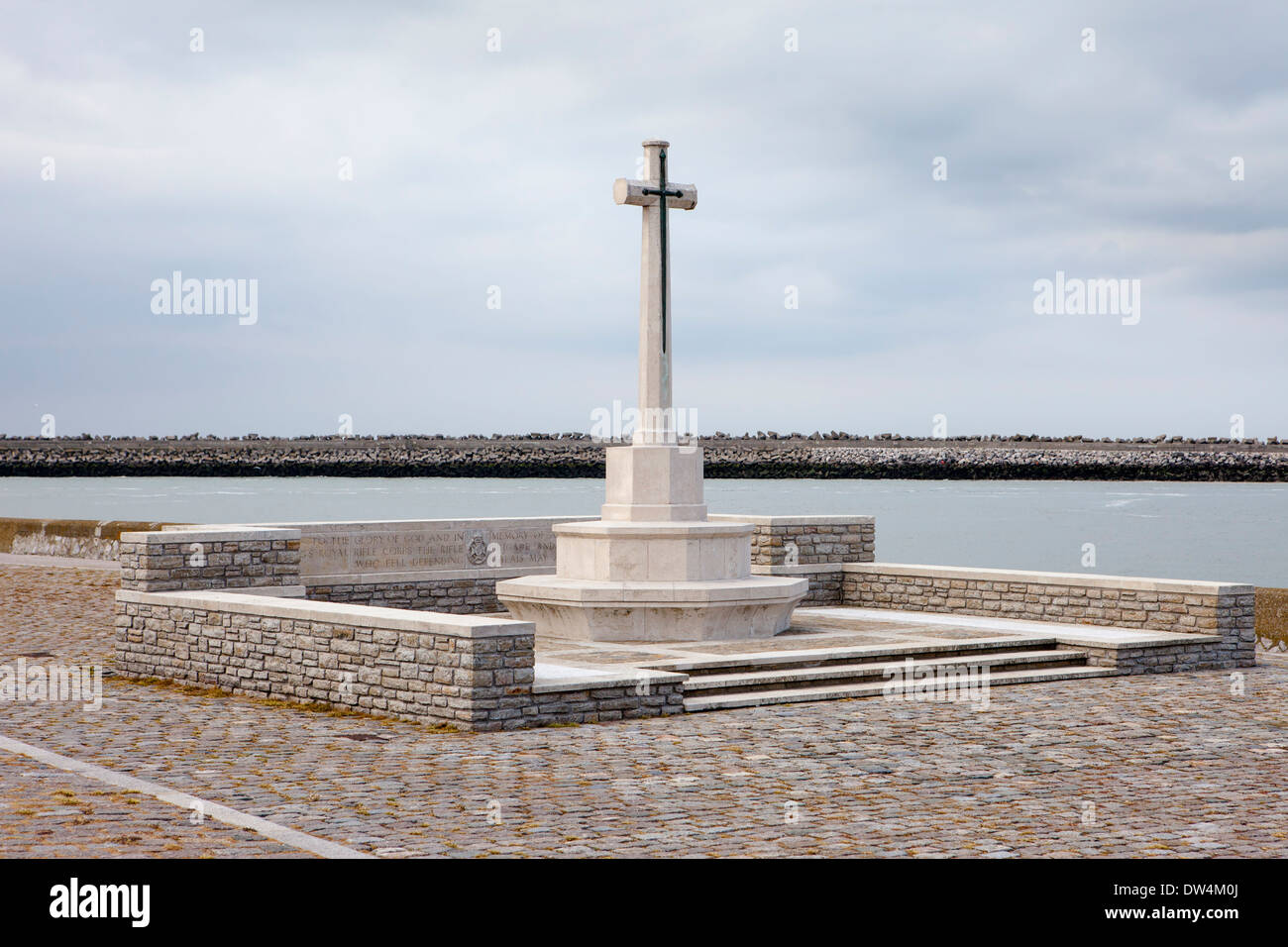 Monument over the history from worldwar 2 in Calais, France Stock Photo