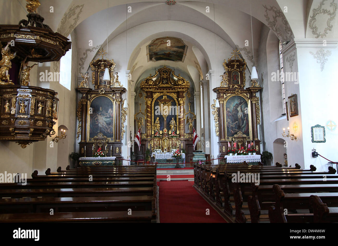 The monastery church of Kreuzberg Monastery is a church without a tower