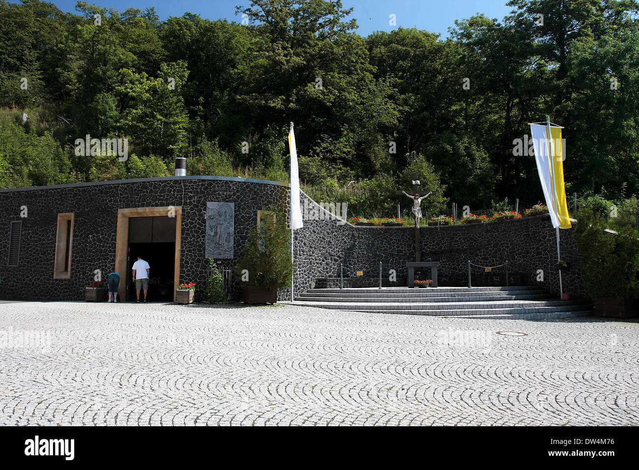 The votive chapel of the Kreuzberg Monastery. It is a Franciscan