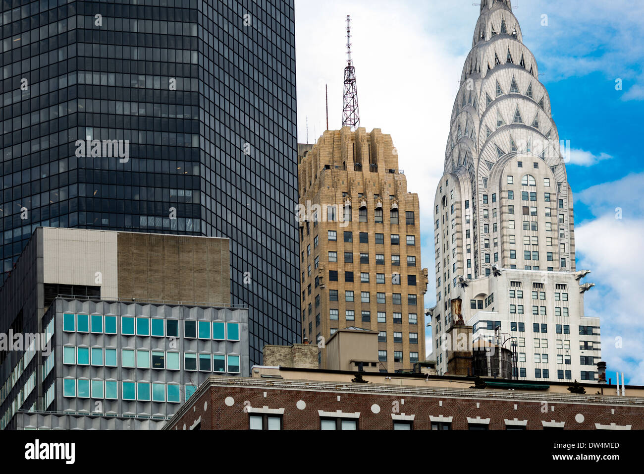 The Chrysler building in Manhattan New York City north America Stock Photo
